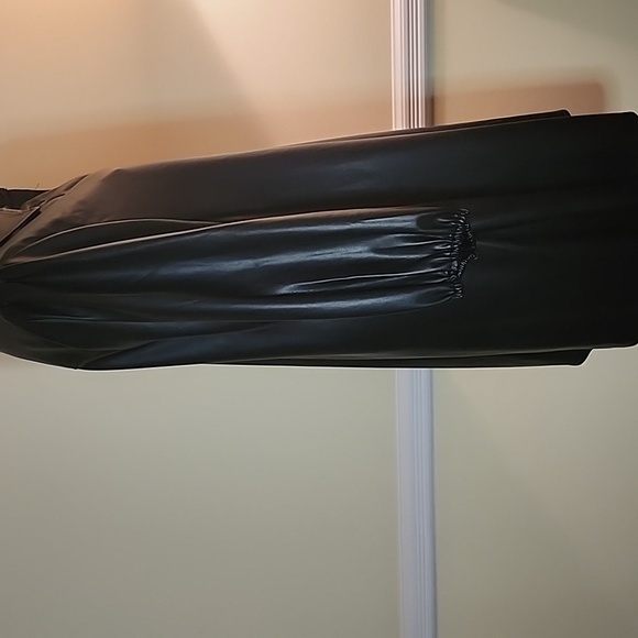 DOLCE CABO Faux leather dress L - Picture 4 of 7